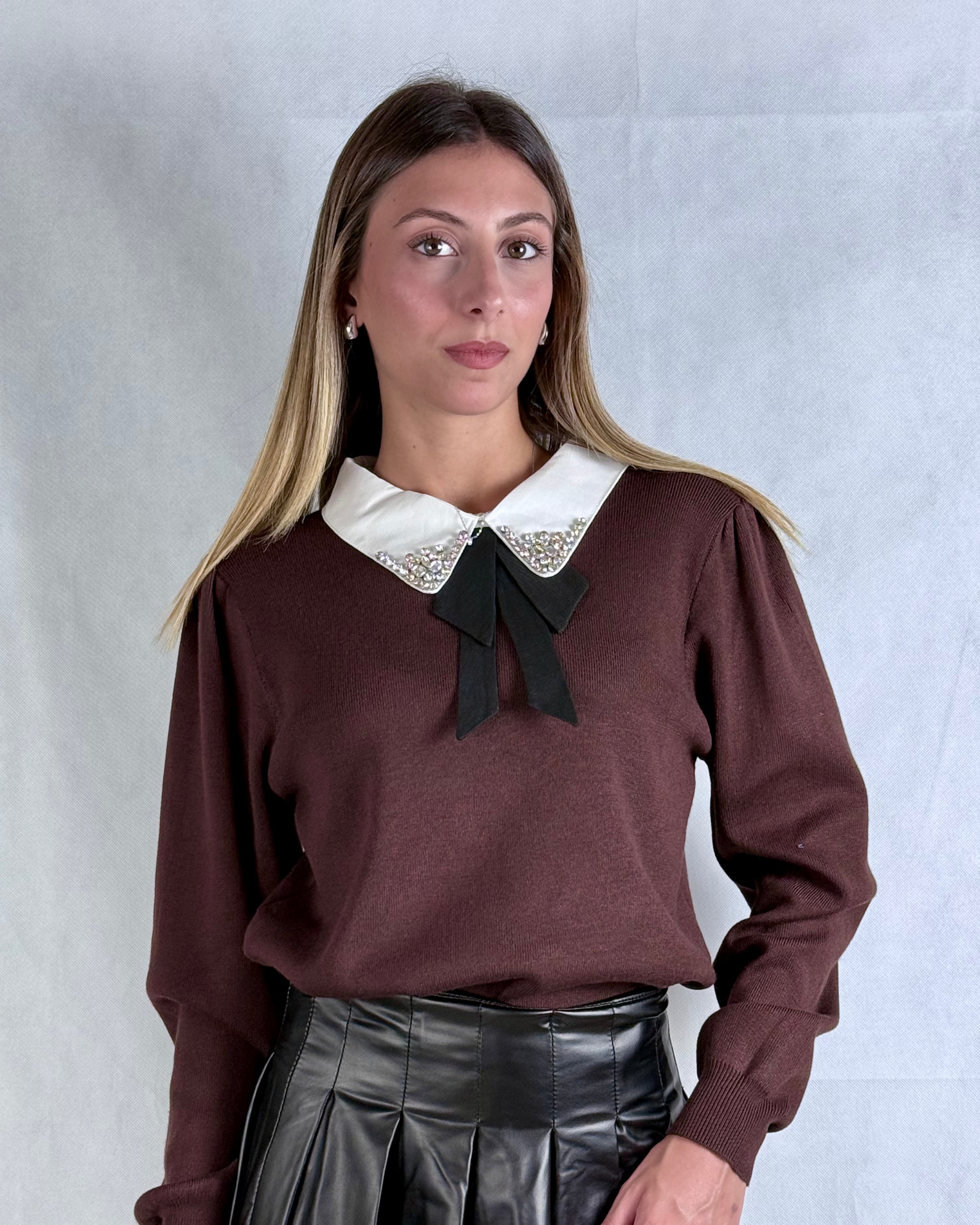 Maglioncino College Strass