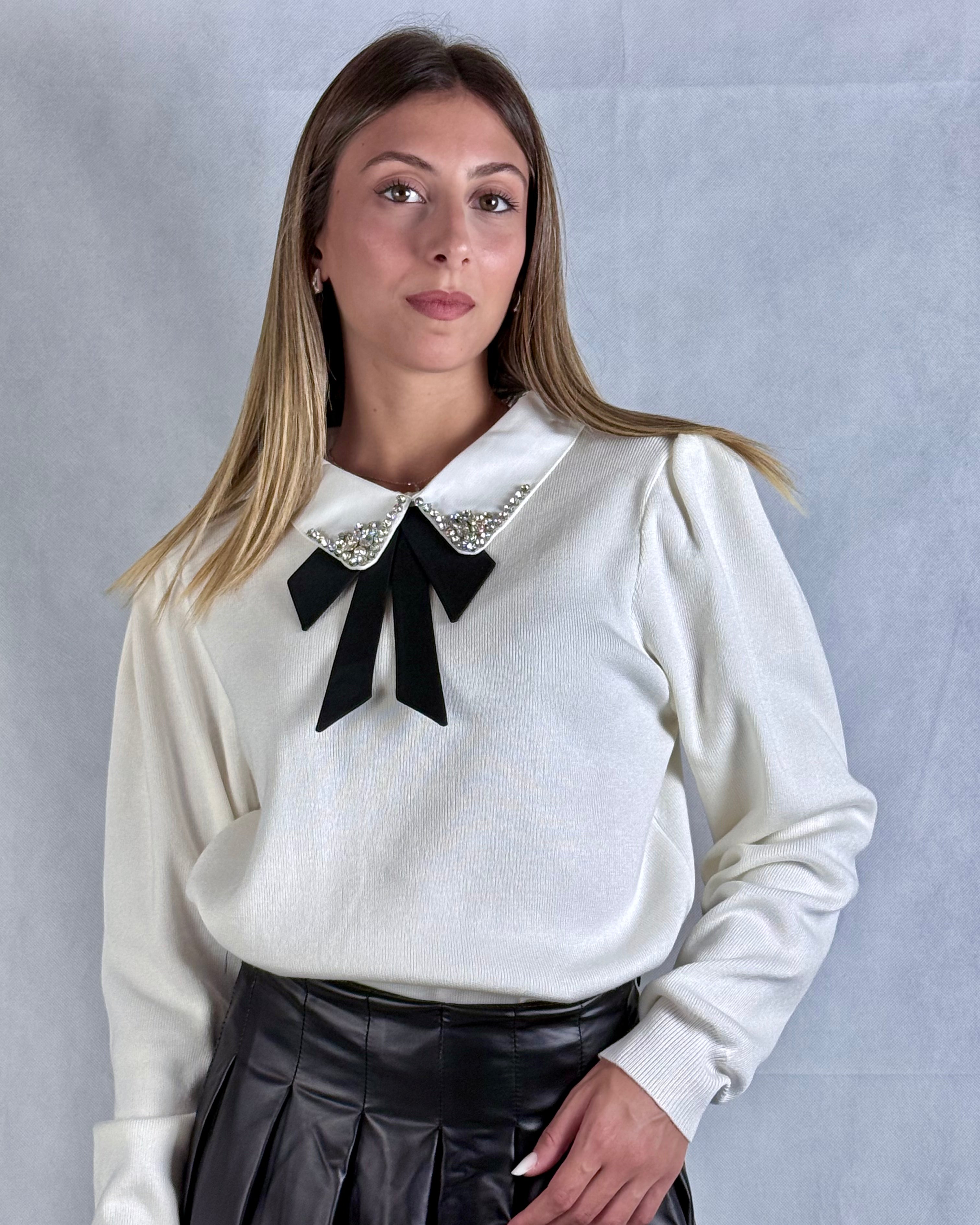 Maglioncino College Strass